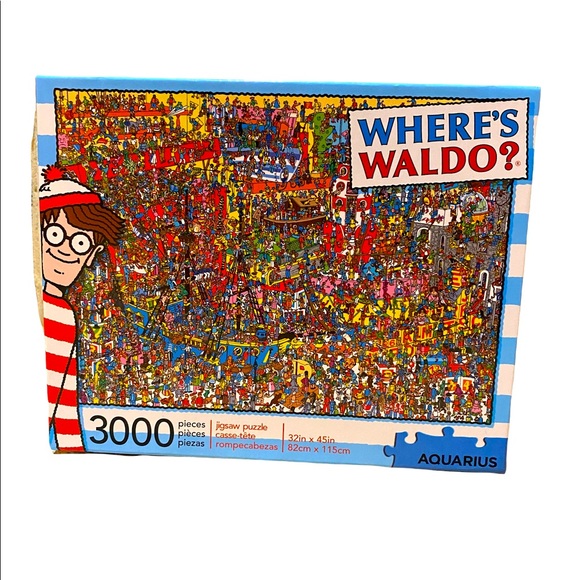 Aquarius Where’s Waldo 3000 piece puzzle - Picture 1 of 3